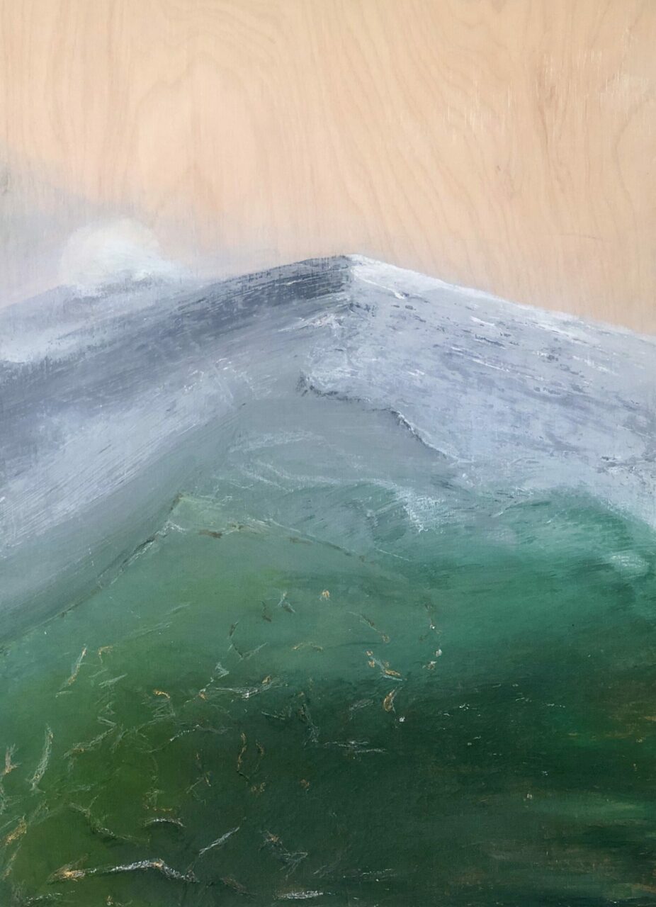 Techniques mixtes 
Acrylique et encre
Sur bois 
Format 30 X 40 cm
2018
