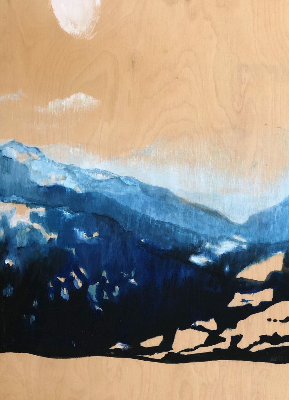 Les montagnes étaient infiniment plus réelles,