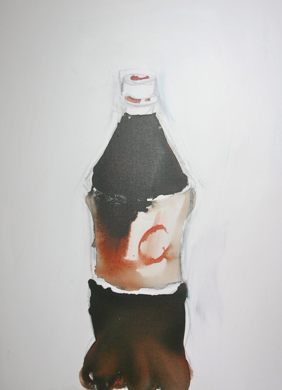 2013, 80 X 60, acrylique, fusain et encre sur toile