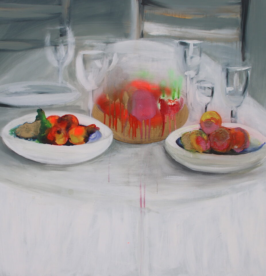2013, Le repas, 89 X 116, acrylique sur toile